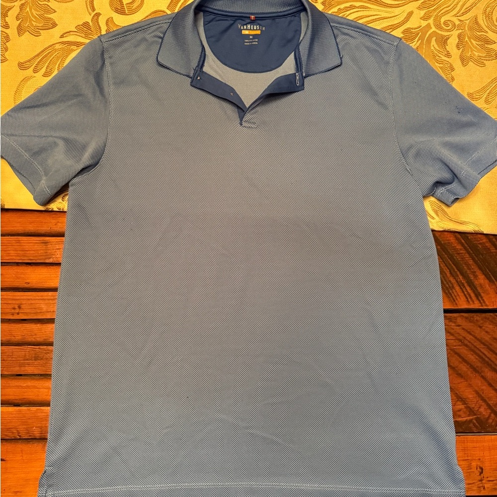 Van Heusen Men's Light Blue Polo Shirt